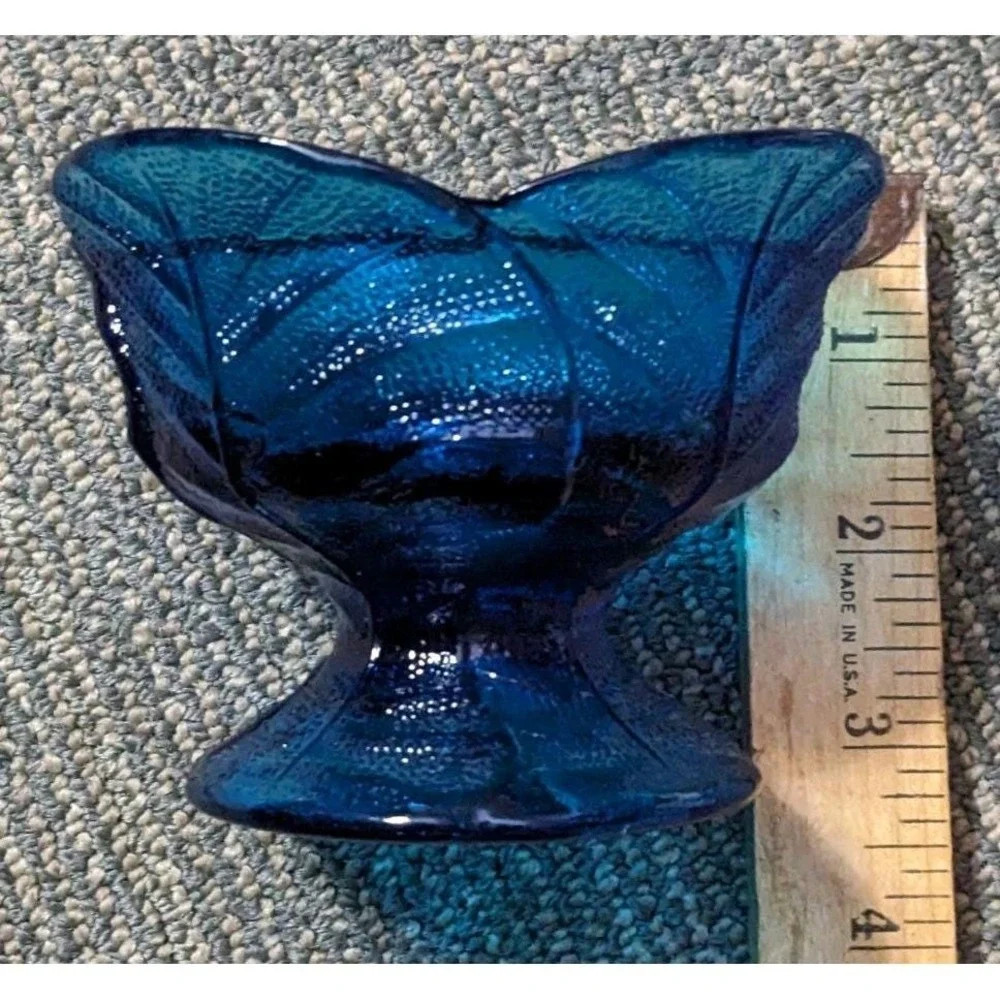 Vintage Viking Glass Epic Glimmer Leaf Fairy Lamp Base ONLY Bluenique Sticker